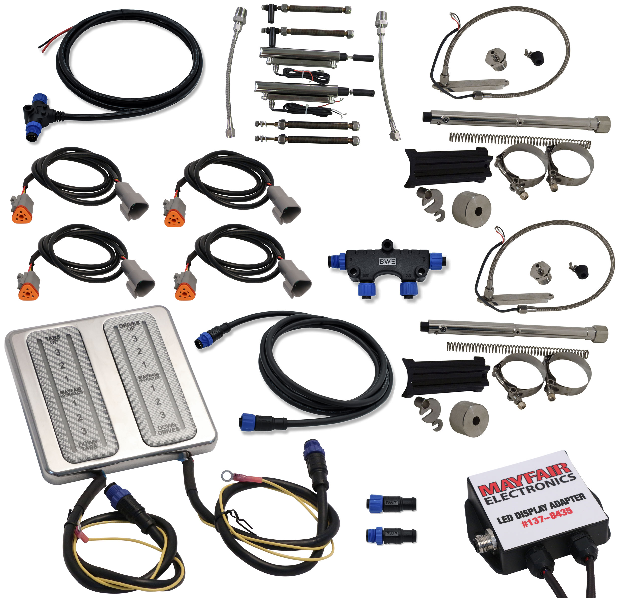 Hardin Marine - LED Trim Indicator Kit for Dual Mercury