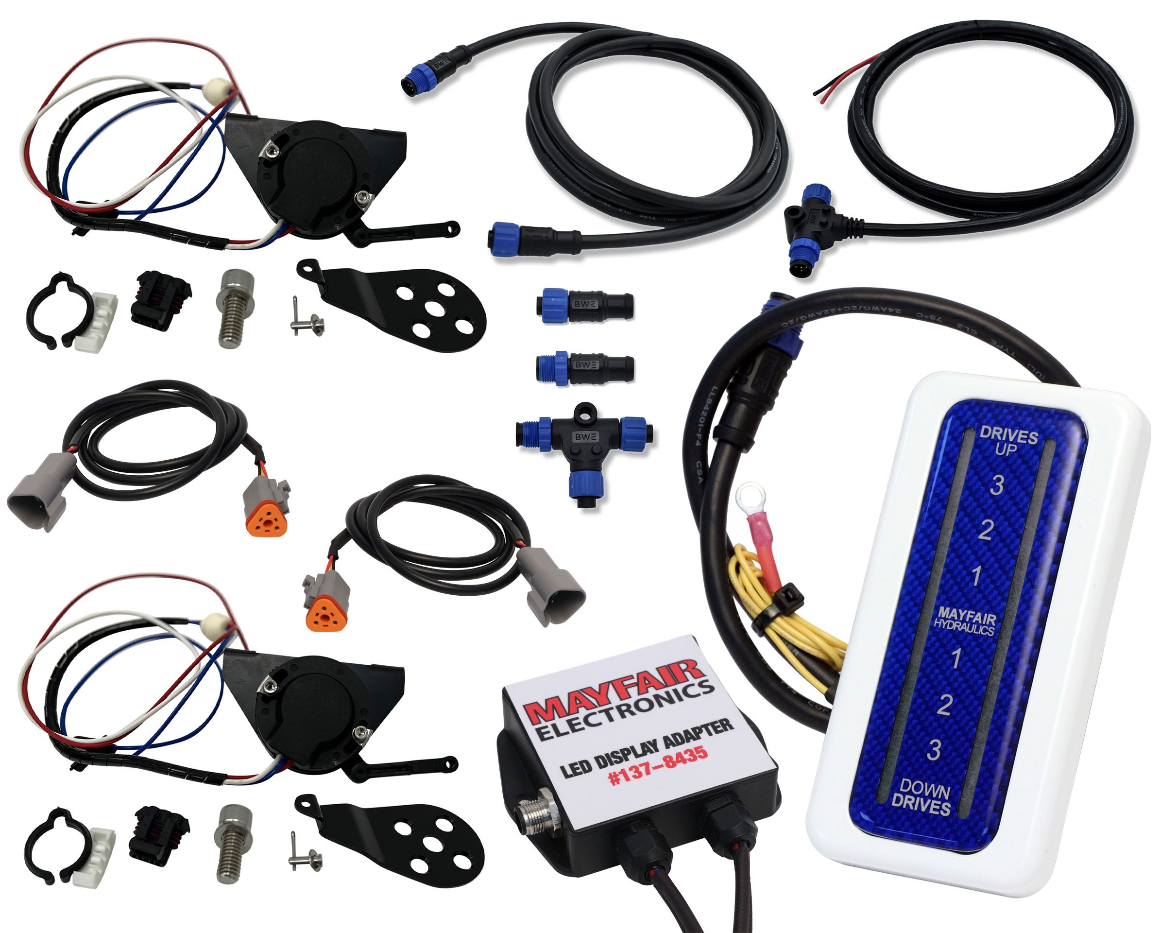Hardin Marine - LED Trim Indicator Kit for Dual Imco SCX Outdrives