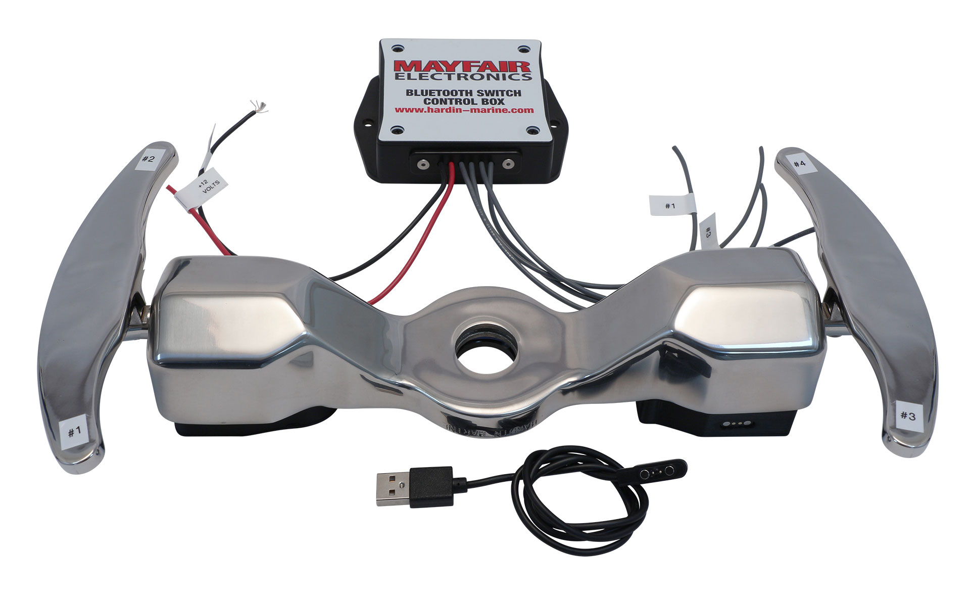 Hardin Marine - Bluetooth Operated Paddle Trim Kit for 3/4