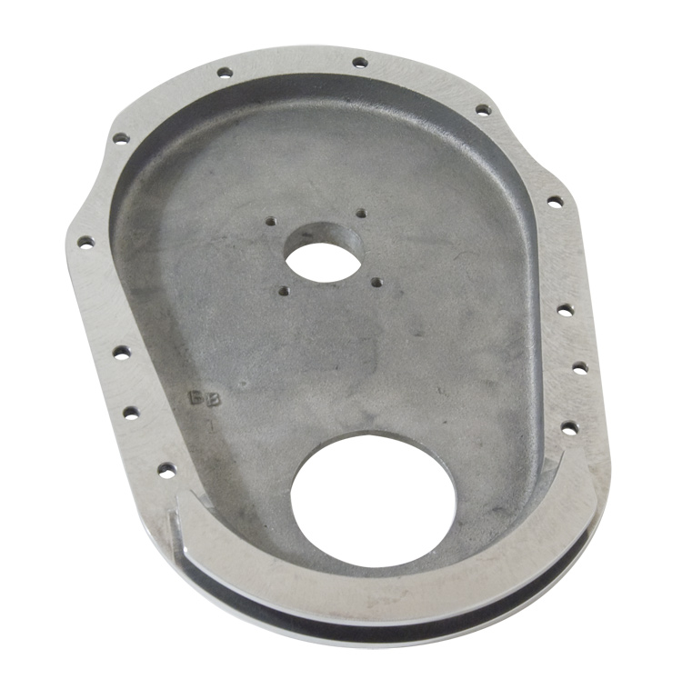 Big Block Chevy Polished Aluminum Timing Cover With Pump