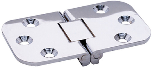 Hardin Marine - Attwood Flush Hinge, Square End, Stamped Stainless