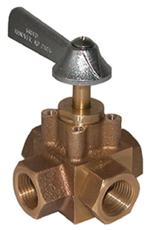 ハル④ Hardin Marine - Groco FV-450-X Bronze 4-Way Tank Selector Valve 1
