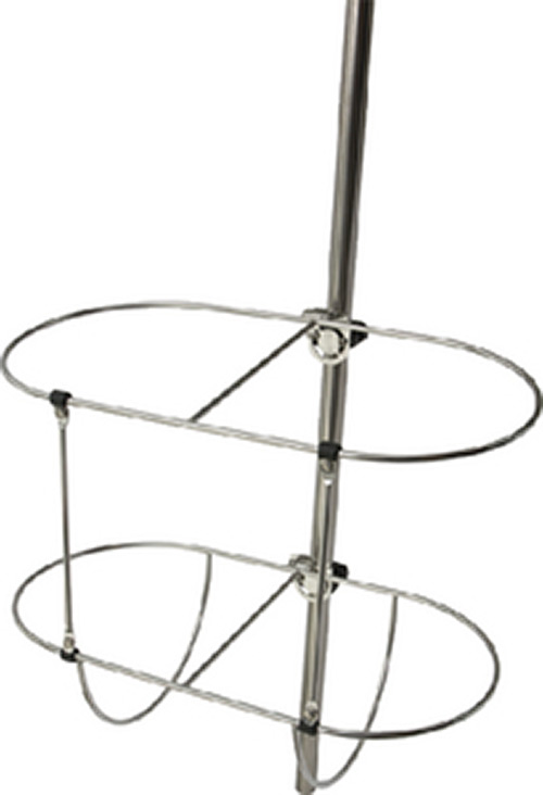 Hardin Marine Rail Mount SS Fnder Holder Dual11