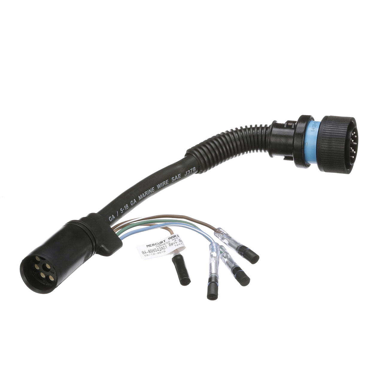 Hardin Marine - 896542T01 Engine To Helm Harness Adapter - 8-Pin