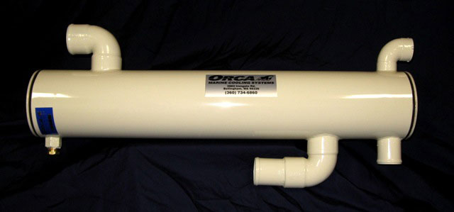 Hardin Marine - Replacement Heat Exchanger, Cummins #3912145 6C 300 HP