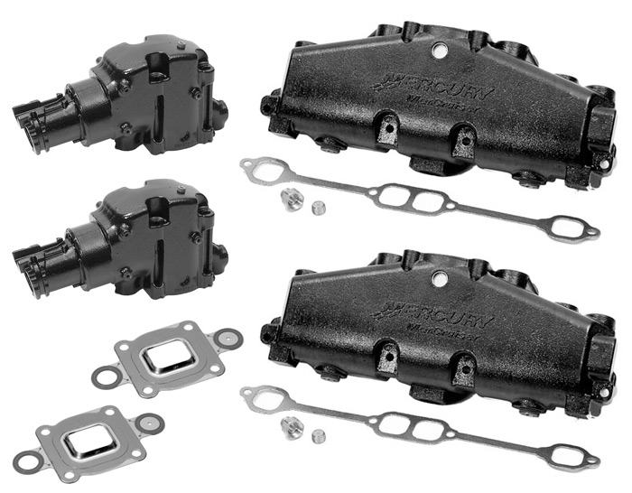 OEM Mercruiser 1.7 inch 1.7" Dry Joint Exhaust Riser Elbow Spacer Kit 865995A01 OEM Mercruiser 1.7 inch 1.7" Dry Joint Exhaust Riser Elbow Spacer Kit 865995A01