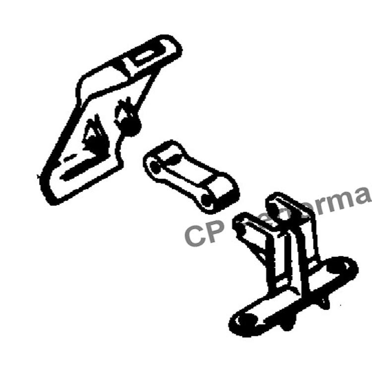 Hardin Marine - LATCH ASSY-BLACK Mercruiser 43554A5