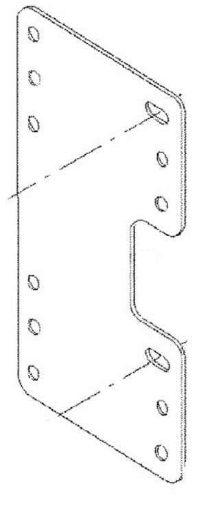 Mercruiser Shift Plate Mounting Bracket 818598T - Hardin Marine