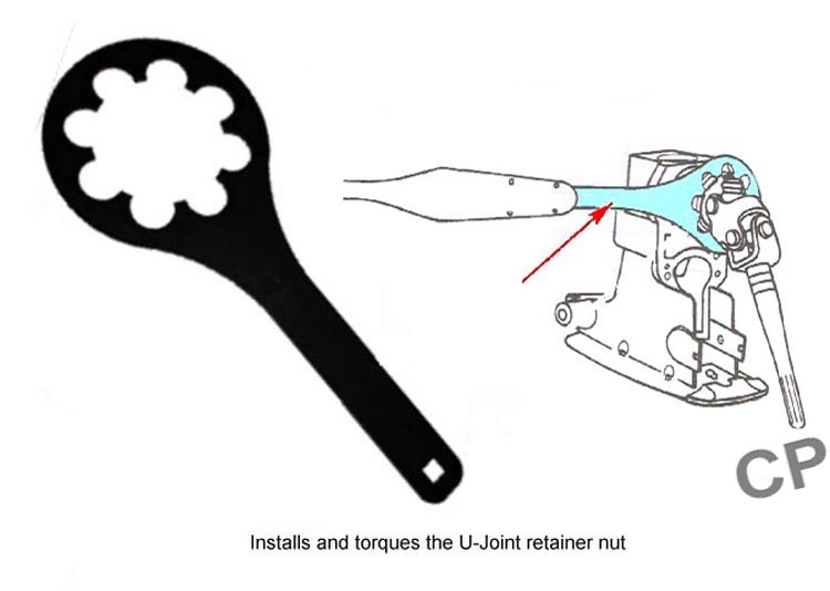 Bearing Retainer Wrench 91-17256 - Hardin Marine