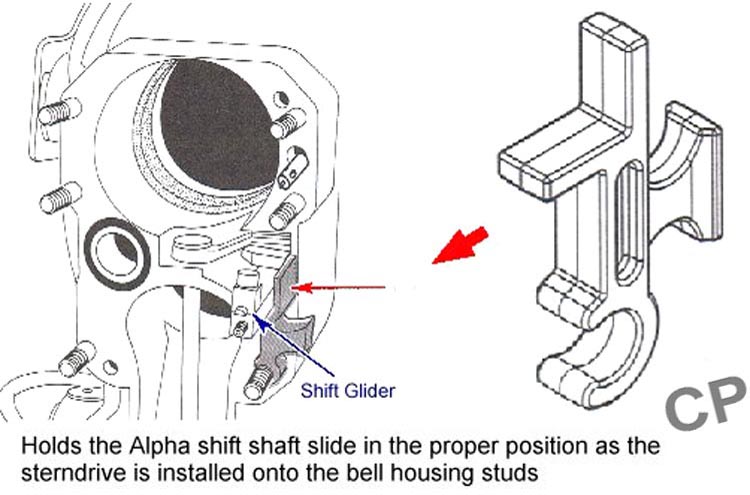 Shift Shaft Slide Stabilizer 91-865232 - Hardin Marine
