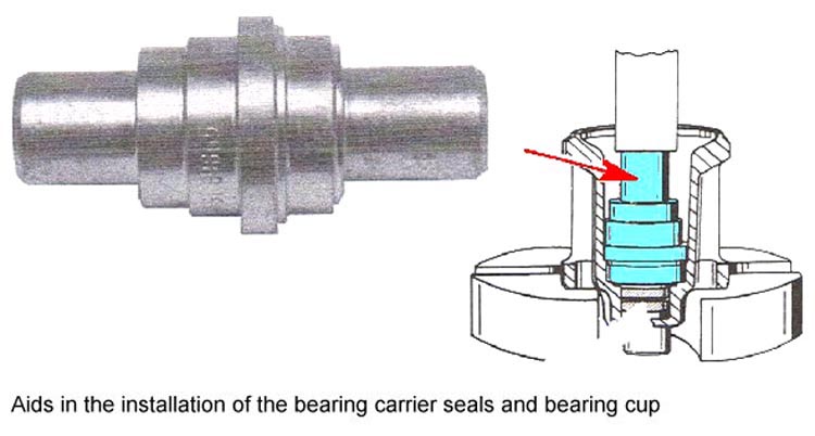 Bearing Carrier Seals and Bearing Cup Driver 91-89865 - Hardin Marine