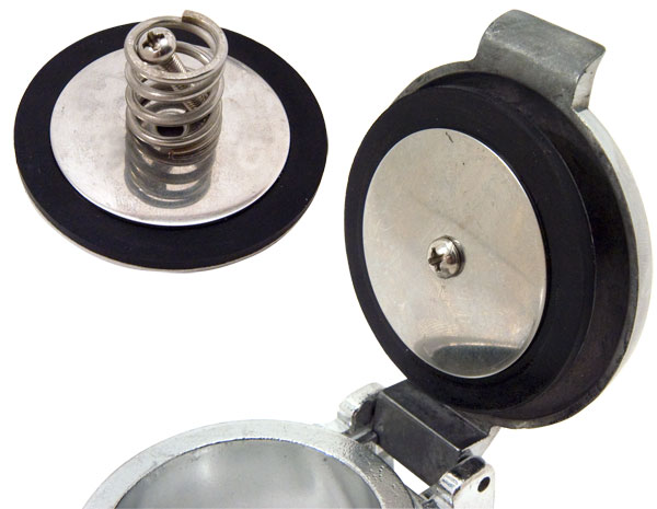 Marine Fuel Tank Cap Deck Fill Filler - Stainless Steel 50MM | UK