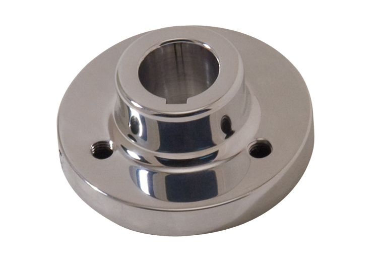 Stainless Steel Steering Wheel 13.5 Inch 5/8 Nut 3 Spoke