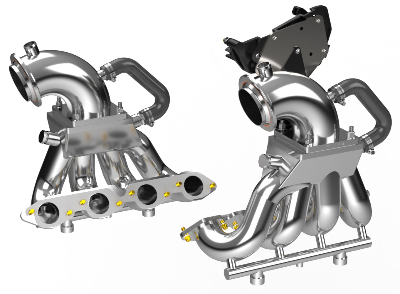 Hardin Marine - Cyclone Header System For Mercury 525 / 600 / 700
