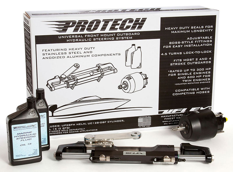 プロアクティブ Hardin Marine - PROTECH Up To 300HP Outboard Steering Kit