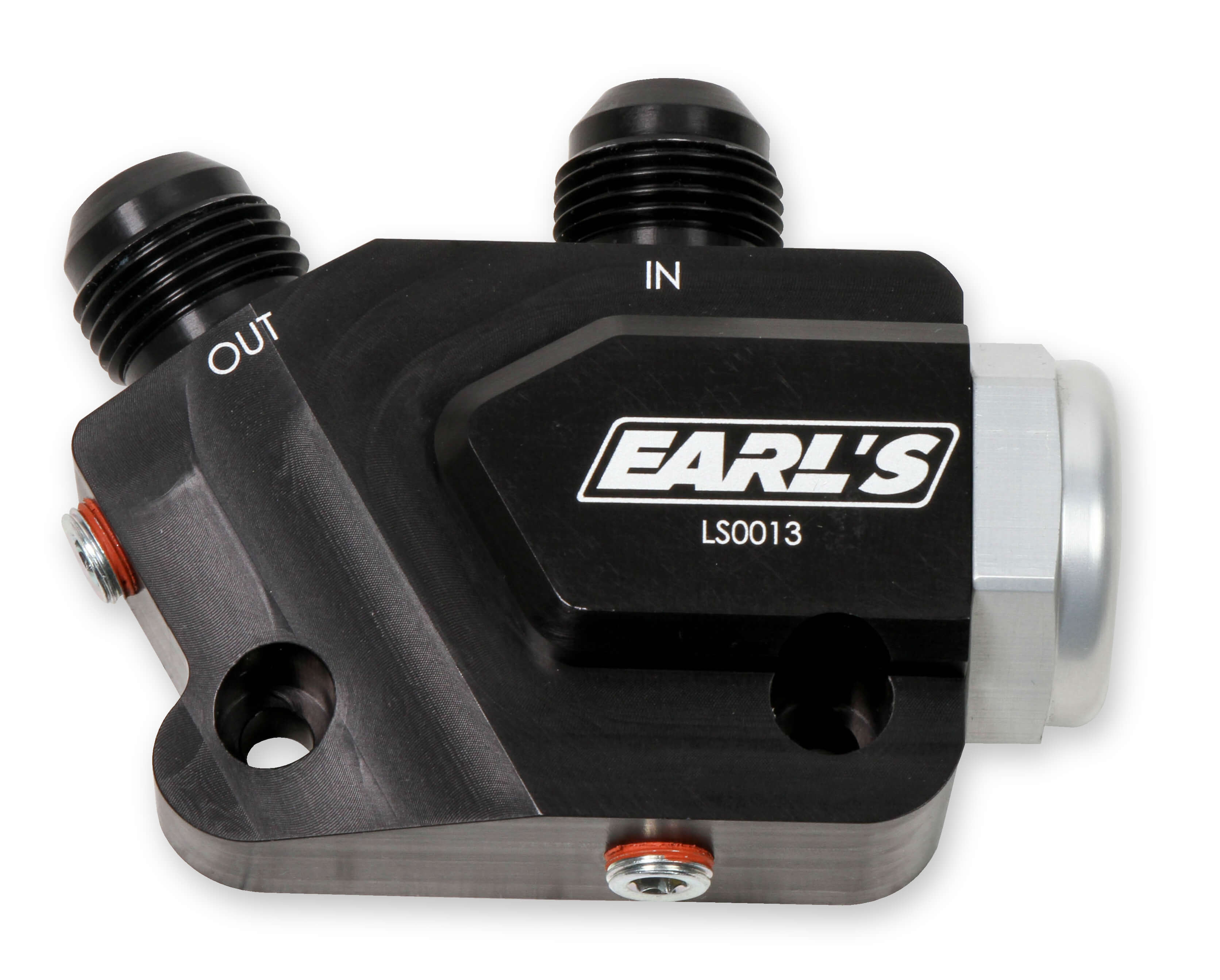Earl's GM LS Engine Oil Cooler Adapter Earl's GM LS Engine Oil Cooler Adapter