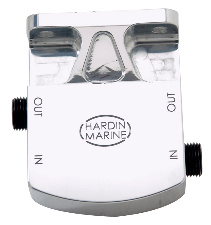 Hardin Marine High Volume Outboard Fuel Filter Head and Bracket 1/2