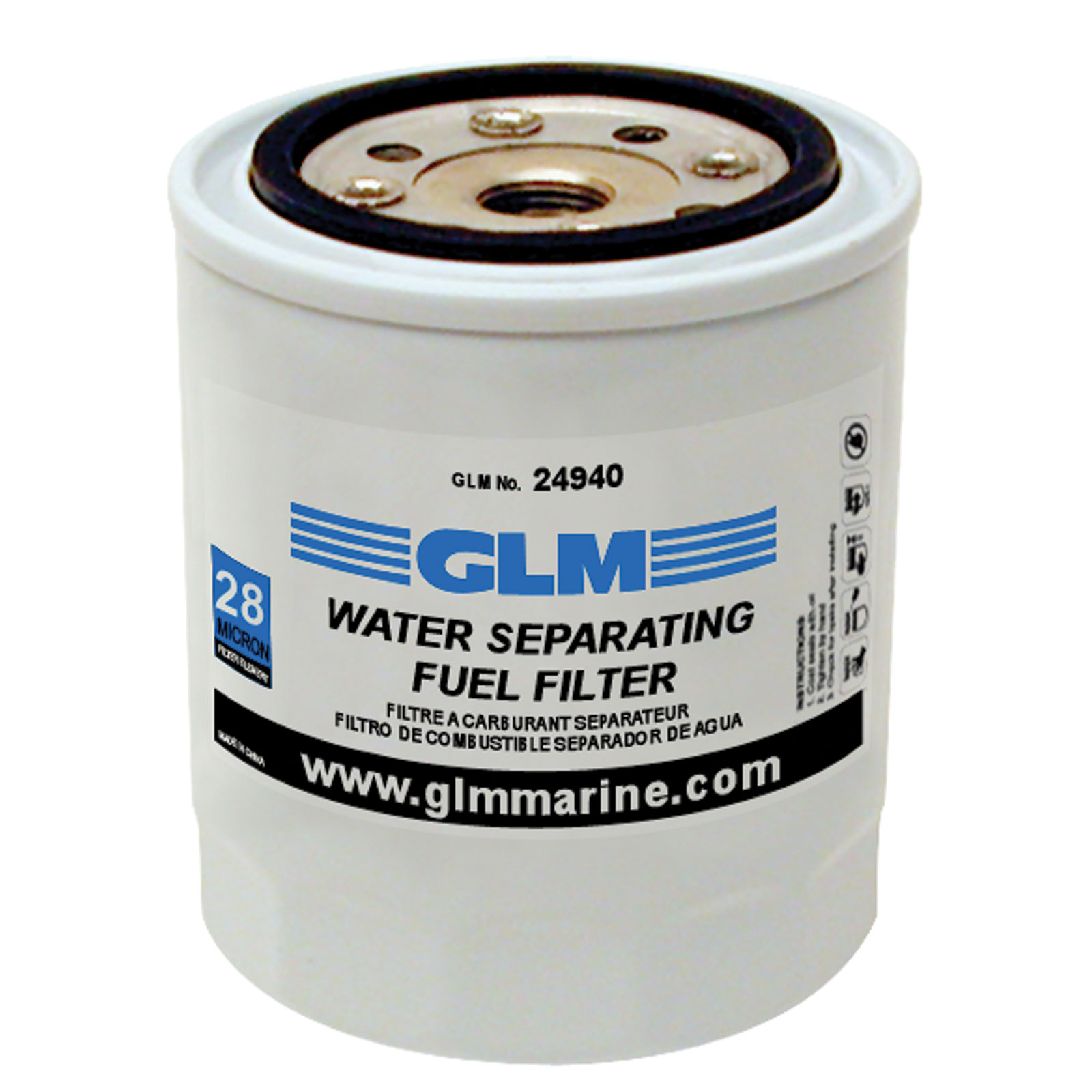 Hardin Marine - 28 Micron Fuel Filter 35-60494-1