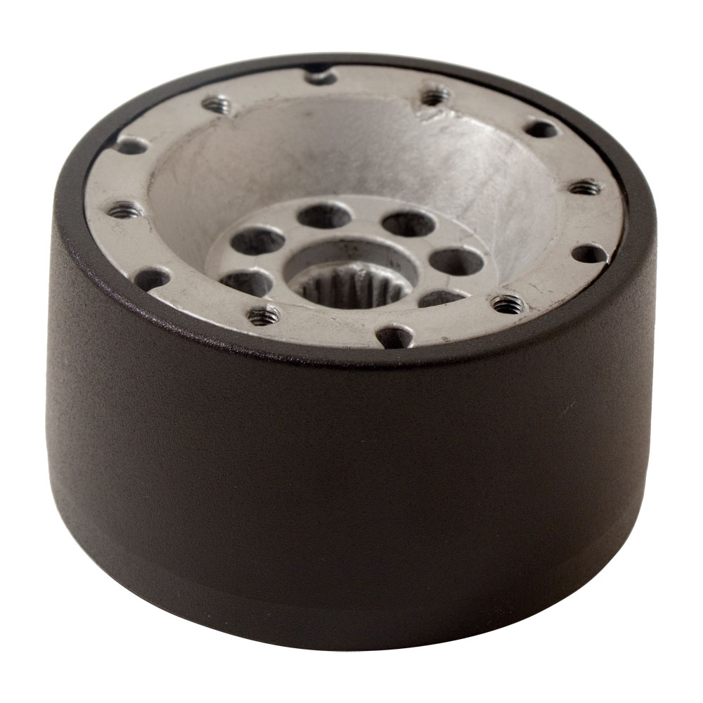 Forever Sharp T03 Steering Wheel Hub Adapter For Kenworth & Peterbilt Big Rigs – 5 Hole, Polished Silver