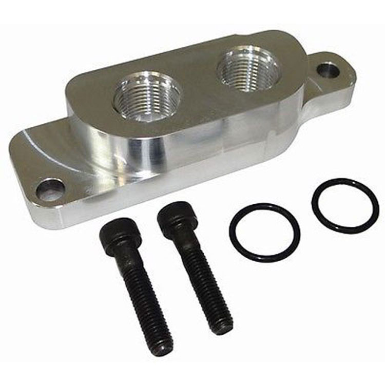 Moroso Remote Oil Filter Adapter - GM LS Moroso Remote Oil Filter Adapter - GM LS