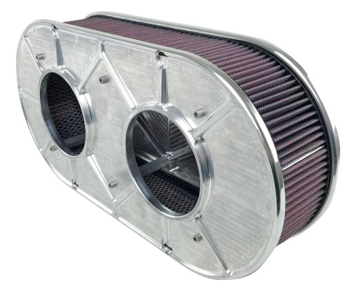 Hardin Marine - Dual 4150 Carb Flame Arrestor with K&N Filter