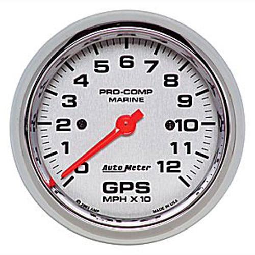 Sierra International 781-579-035P Scratch Resistant Amega Gauge Domed 35 MPH GPS Speedometer 3 