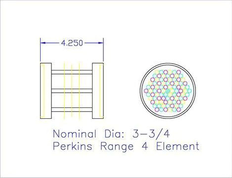 Range 4-200 Element 3-3/4" Diameter x 4-1/4" length