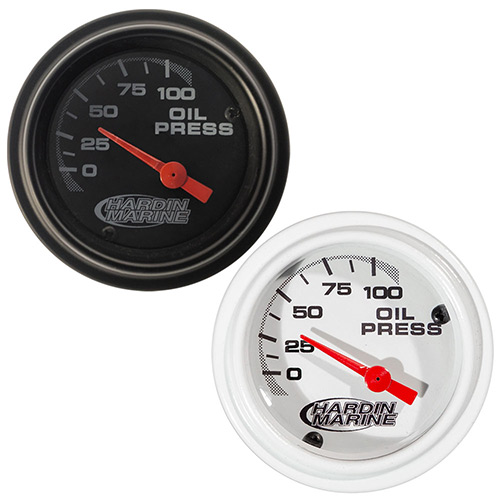 2" Oil Pressure Gauge, 0-80 PSI