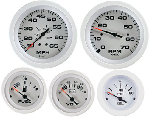 Twin Engine Inboard & Sterndrive Add-On Gauge Kit