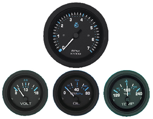 Twin Engine IB/Sterndrive Add-On Gauge Kit