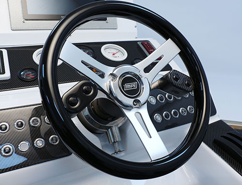 任天堂 - momo Hardin Marine - Dual Trim Switch Bracket For Most 6-Bolt