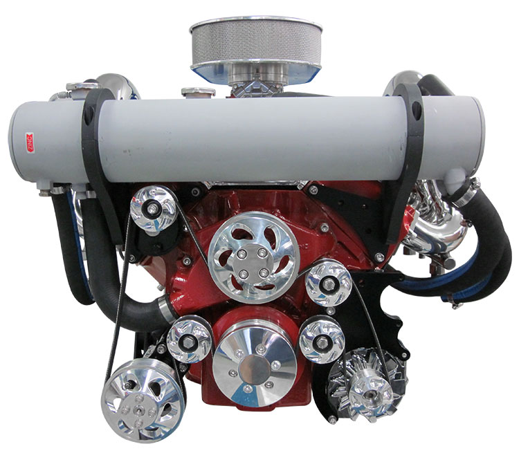 Billet-Track Serpentine Drive Kit for Big Block Chevrolet with Circulating Pump