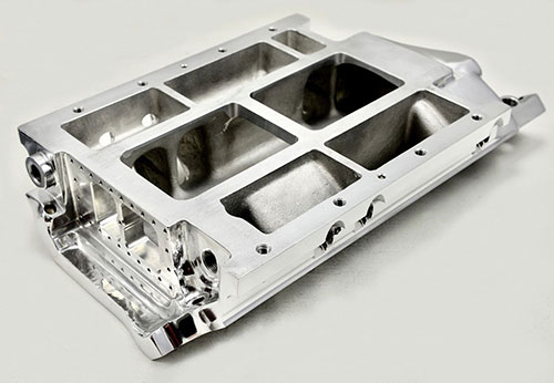 Competition Big Block Chevy Tall Manifold Polished