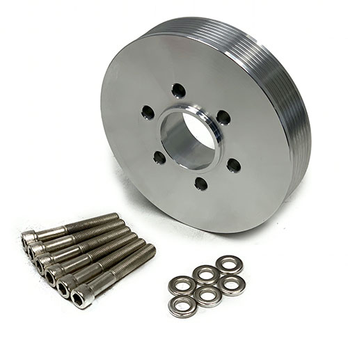 6 Rib Accessory Pulley Crank Hub
