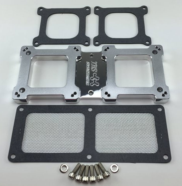 Billet Dual Carburetor Adapter - Side Saddle