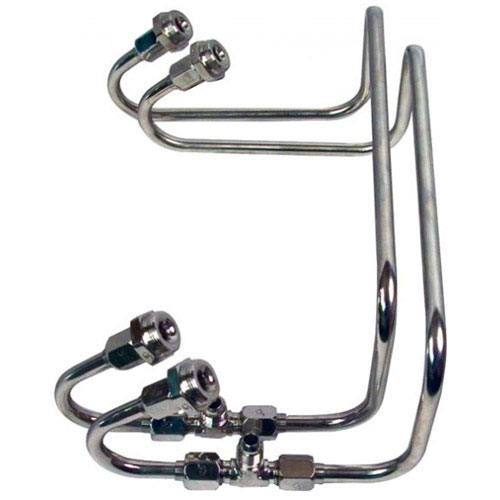 Dual Inlet 4500 Fuel Line Kit Pol S.S. (Holley)