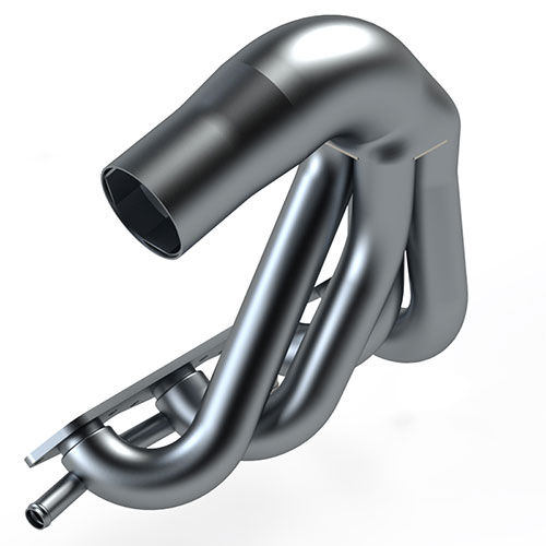 CMI 496 E-Top Satin Exhaust System, 6" Taller