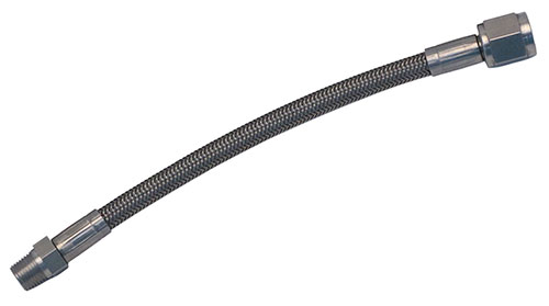 Dana Trim Ram Hose - 7" Long, -4 AN and 1/8" NPT Ends