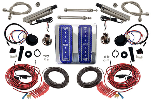 LED Trim Indicator Kit for Dual Mercury #6 Outdrives with Mercury Gen2 Trim Tabs
