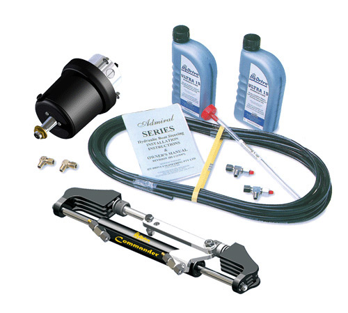 Hydrive COMKIT1-PRO Bullhorn Style Outboard Steering Kit