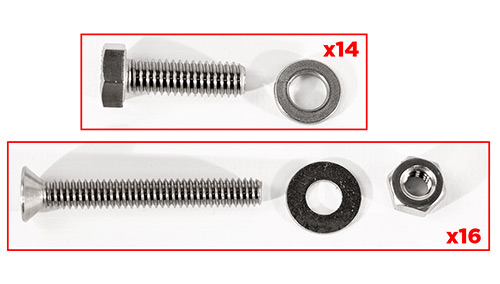 Transom Assembly Bolt Kit