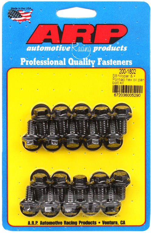 SB Mopar & Pontiac hex oil pan bolt kit