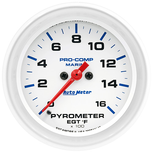 0-1600 Degree Electric Pyrometer Gauge 2-5/8"
