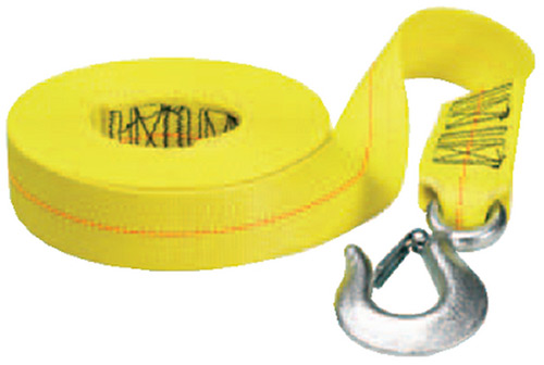 Winch Strap w/Hook 2 X 20 Heavy Duty