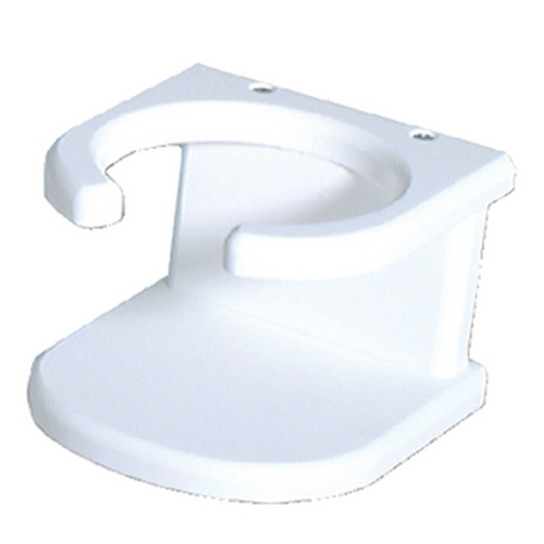 1 Drink Holder, White Poly