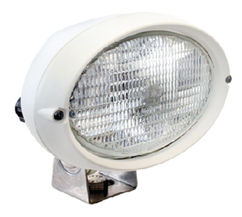 Hella 6361 Series 12v/55w Halogen Deck Floodlight, White Housing