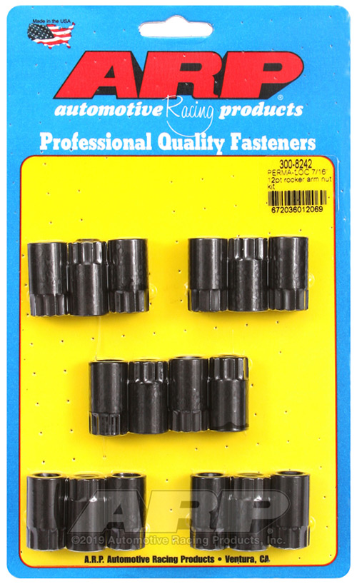 Adjustable 7/16 12pt rocker arm nut kit