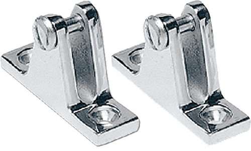 Taylor Chromed Zamak Deck Hinges (Sold As Pair)