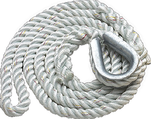 3-Strand Mooring Pendant 5/8" X 15'