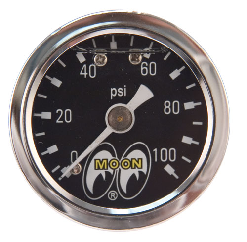 0-100 PSI 1-1/2" Liquid Filled Fuel Pressure Gauge